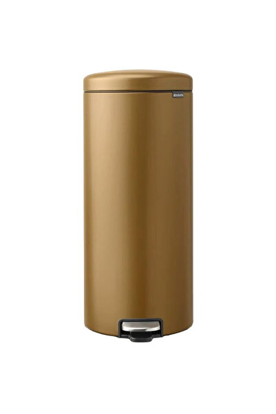 Brabantia Кошче за боклук с педал NewIcon 30 литра, топъл месинг