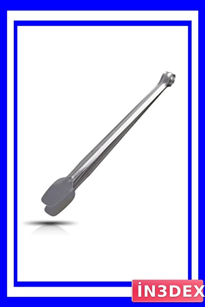 İN3DEX Chrome Plated Serving Tongs 28 Centimeters