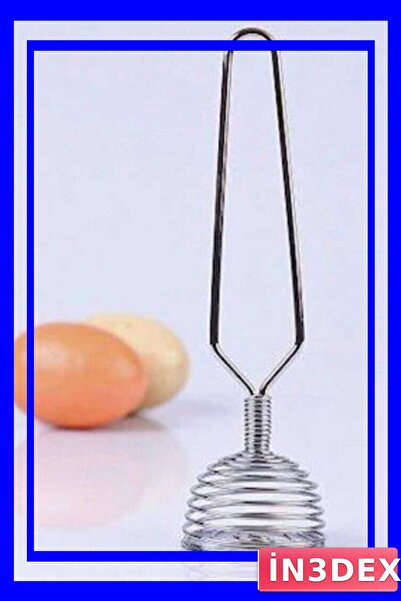 İN3DEX Compact Egg and Liquid Mixer Stainless Metal