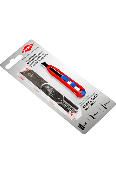 Knipex Lame de schimb 90 10 165 E02, pachet de 10 (pentru cuțitul universal C...