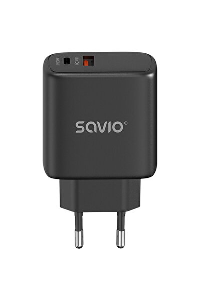 Savio Încărcător de perete 30W cu încărcare rapidă, Power Delivery 3.0, LA-06/B