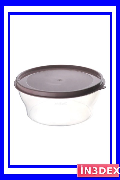 İN3DEX Round Lid Food Storage Container 1.5 Liter Capacity