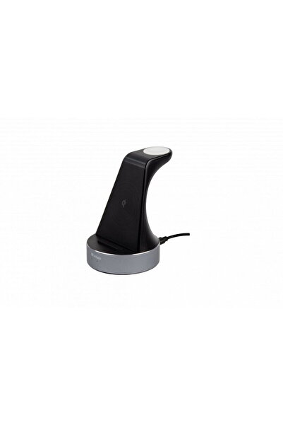 Verbatim Încărcător wireless Qi 2 în 1 din aluminiu WCS-02 + încărcător Apple...