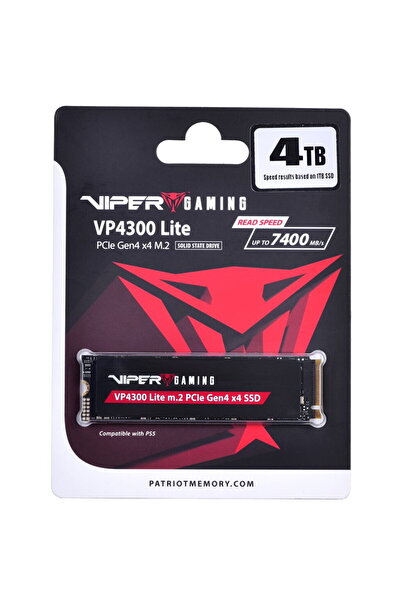 Patriot SSD VP4300 Lite M.2 4 TB PCI Express 4.0 NVMe