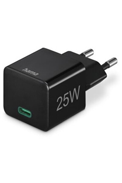 Hama Încărcător rapid, USB-C, mini încărcător, PD, 25 W, negru