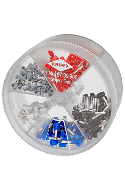 Knipex Set asortat de ferule izolate pentru sârmă, 400 buc/set
