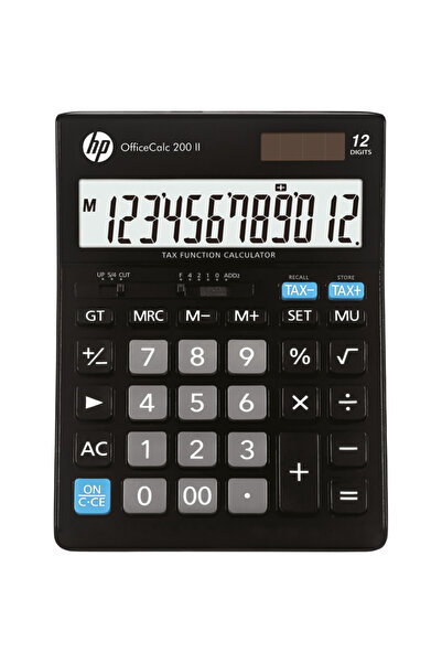 HP Office Calculator, 12 digits, 179x125x30mm, solar power, OC200