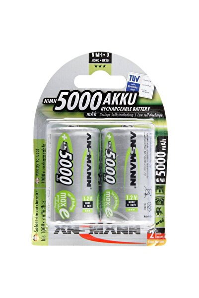 ANSMANN Baterie reîncărcabilă/încărcător 1x2 maxE NiMH Mono D 5000 mAh
