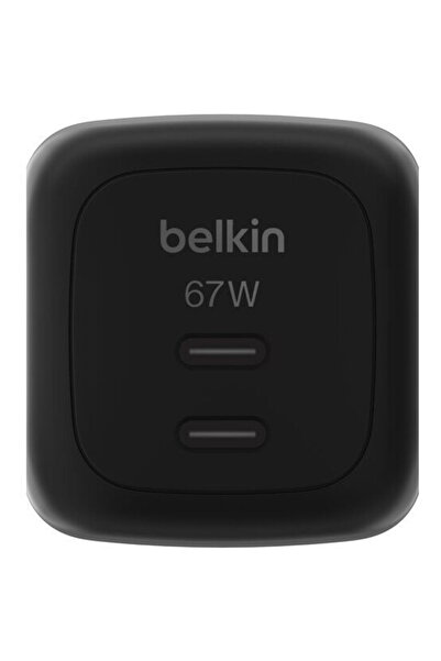 Belkin Încărcător dual USB-C 67W PD + PPS, negru