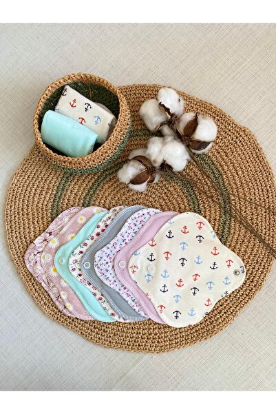 ECOSOFT Yıkanabilir Doğal Kadın Pedi Günlük 5'li %100 Pamuk ve Bambu