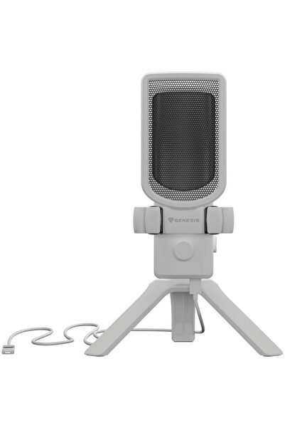Genesis Microfon Radium 250, iluminare RGB, USB-C, alb