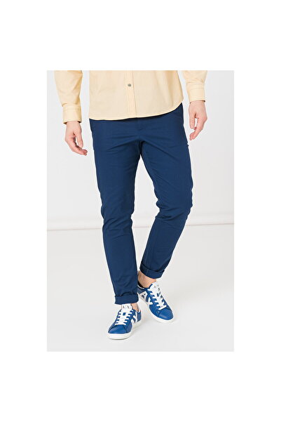 Pegas Casual Long Pants for Men Navy XXL
