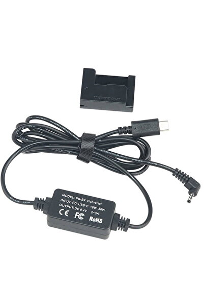 iShoot Tip baterie NB-10L Baterie inactivă Canon DR-80 CUPLAJ CC TIP-C PD