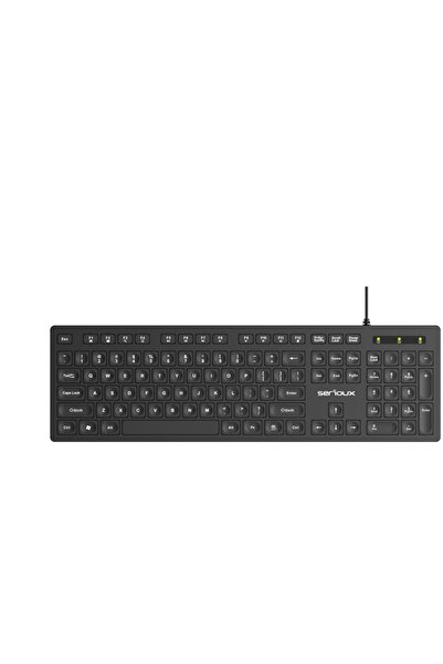 SERIOUX Tastatură SRXK-SKB704WD