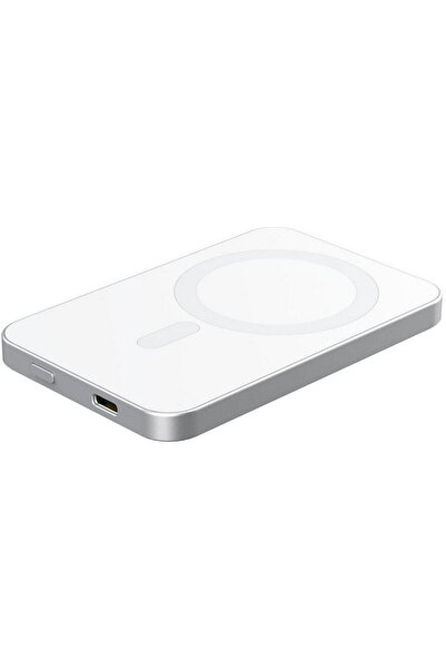 realpower PB-5000 MAG External Battery Silver 5,000mAh