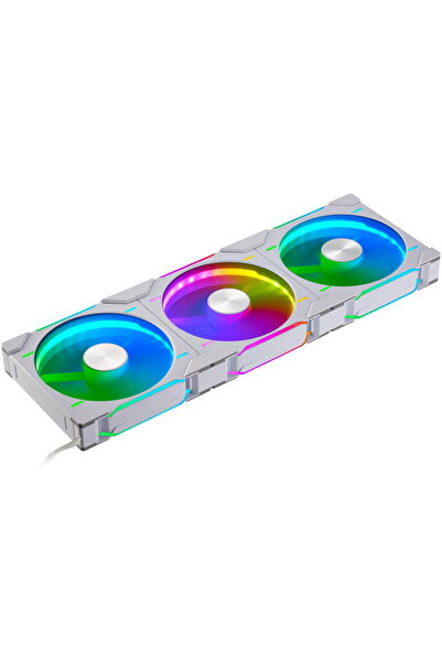 Phanteks D30 PWM Κανονική Ροή Αέρα, D-RGB, Συσκευασία 3 - 140mm, Λευκό