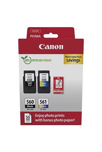 Canon PG-560 / CL-561 Photo Value Pack