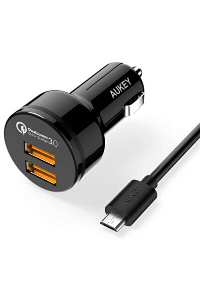 AUKEY Φορτιστής κινητών συσκευών CC-T8 Μαύρο Αυτόματο