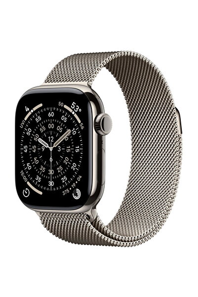 Apple Watch Series 11 GPS + Cellular 42mm Titanium Case with Milanese Loop