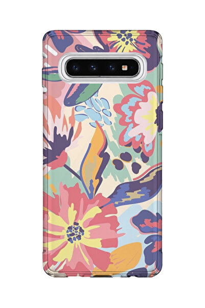 lelia حافظة هاتف شفافة مطبوعة متوافقة مع هاتف سامسونج جالاكسي S10 |   مجموعة ...