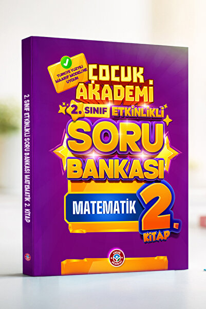 Çocuk Akademi 2. Sınıf Etkinlikli Soru Bankası Matematik 2. Kitap