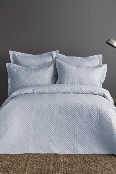 İssimo Simply Ice Gray Bedspread Set Double
