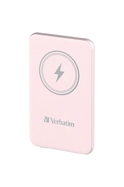 Verbatim Baterie externă magnetică wireless Charge'n'Go 5000 roz