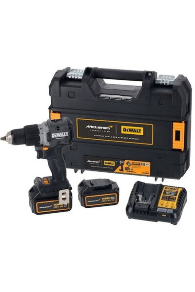 Dewalt Mașină de găurit MCLAREN DCD85MP2T 18V Negru, Galben