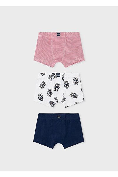 MAYORAL Set boxeri pentru băieți, 3 piese, roșu