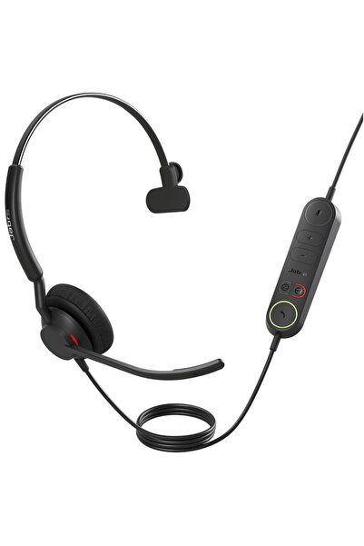 Jabra Căști Engage 40 UC Mono cu controler, USB, negre