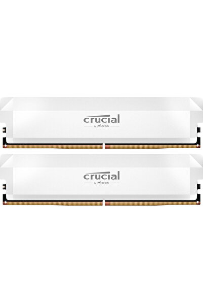 Crucial Κιτ διπλού καναλιού Pro Overclocking White 64GB DDR5 6000Mhz CL40