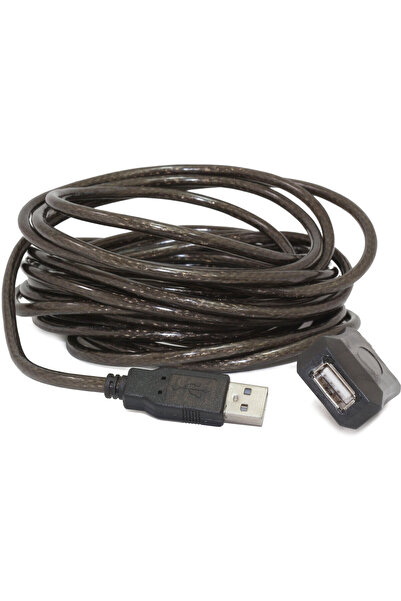 Gembird USB 2.0 Extension Cable (T) to USB 2.0 (M), 10m, Active, Black
