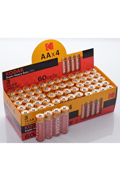 Kodak Batteries Super Heavy Duty R6 AA 60 pcs