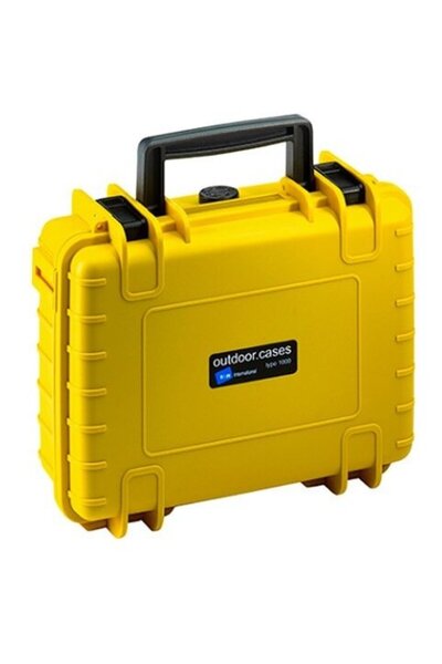 B&W Type 500 yellow with pre-cut foam insert