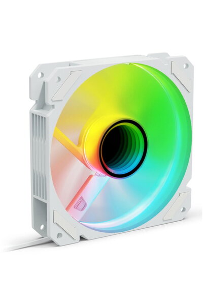 SHARKOON SHARK Καθρέφτης RGB PWM REVERSE 12cm, λευκός