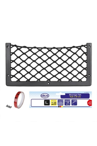 ALCA AUTO INTERIOR STORAGE ORGANIZER MESH TYPE 415 x 210 MM