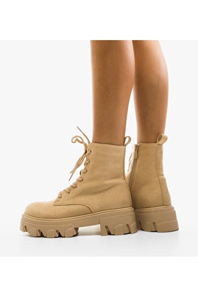 BENOTTİ Women's Boots Daer Beige 2 Size: 37