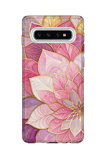 lelia حافظة هاتف شفافة مطبوعة متوافقة مع هاتف سامسونج جالاكسي S10 |   مجموعة ...