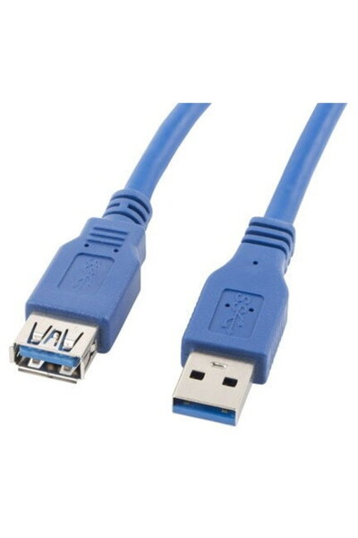 Lanberg Cablu prelungitor USB 3.0 AM-AF albastru 3M