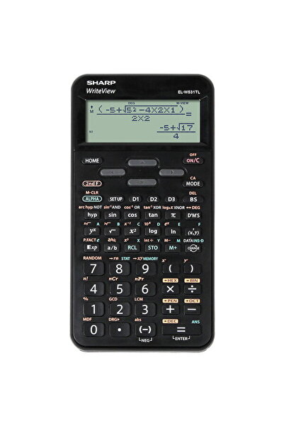 Sharp Calculator științific, 16 cifre, 420 funcții, EL-W531TLBBK - negru