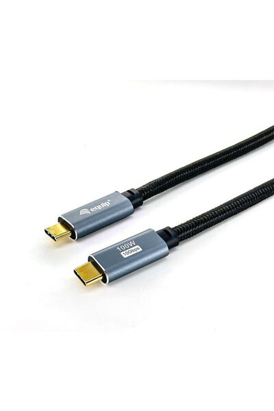 EQUIP Cablu USB 3.2 C -> C St/St 2.00m 5A negru