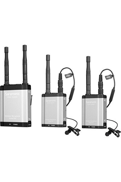 Saramonic Vlink2 Kit2, sistem de microfon wireless cu comunicare bidirecționa...