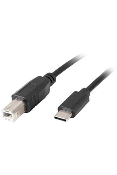Lanberg Cablu de date CA-USBA-13CC-0030-BK 3m USB 2.0 USB C USB B Negru