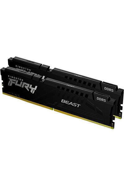 Kingston Memorie Fury Beast Negru 128GB [2x64GB 5600MHz DDR5 CL40 DIMM]