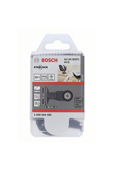 Bosch Σετ 10 τεμαχίων HCS AII 65 BSPC από σκληρό ξύλο