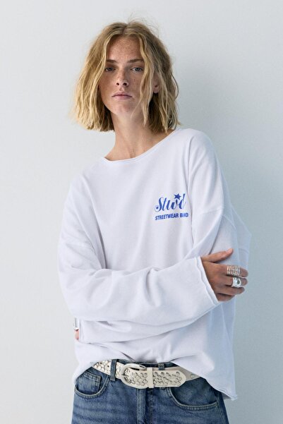 Pull & Bear تيشيرت STWD ذو درزات