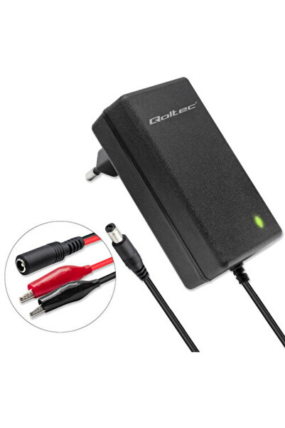Qoltec Charger for AGM GEL STD 6V 12V battery 1.5A