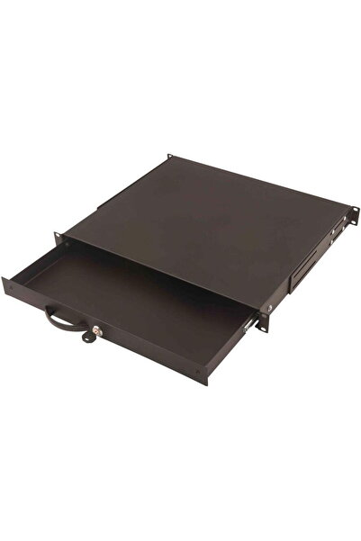 Assmann Sertar pentru accesorii de rețea 1HE 483 mm, negru, încuiat