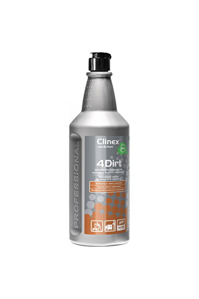 Clinex 4Dirt, 1 litru, detergent concentrat, universal, pentru degresarea și ...