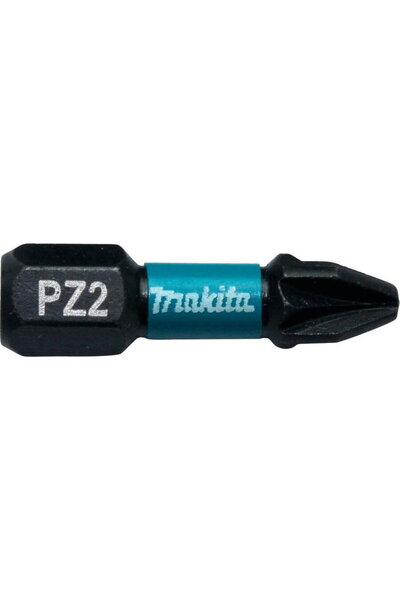 Makita SCREWDRIVER BIT PZ2-25mm /2pcs. IMPACT BLACK
